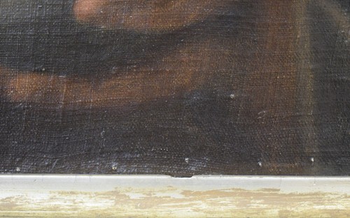 Portrait detail from Los borrachos after Velázques. Original Victorian oil c1880 - Picture 6 of 10
