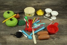 Vtg Mixed Lot Child's Kitchen Toys 30 PC.  Chilton