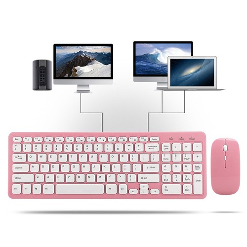 Wireless Mouse Keyboard Set Office Gaming for Notebook Computer 3‑Speed Micro