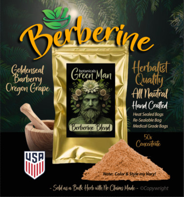 Berberine HCL Extract Powder PREMIUM Berberis - ALL NATURAL - USA