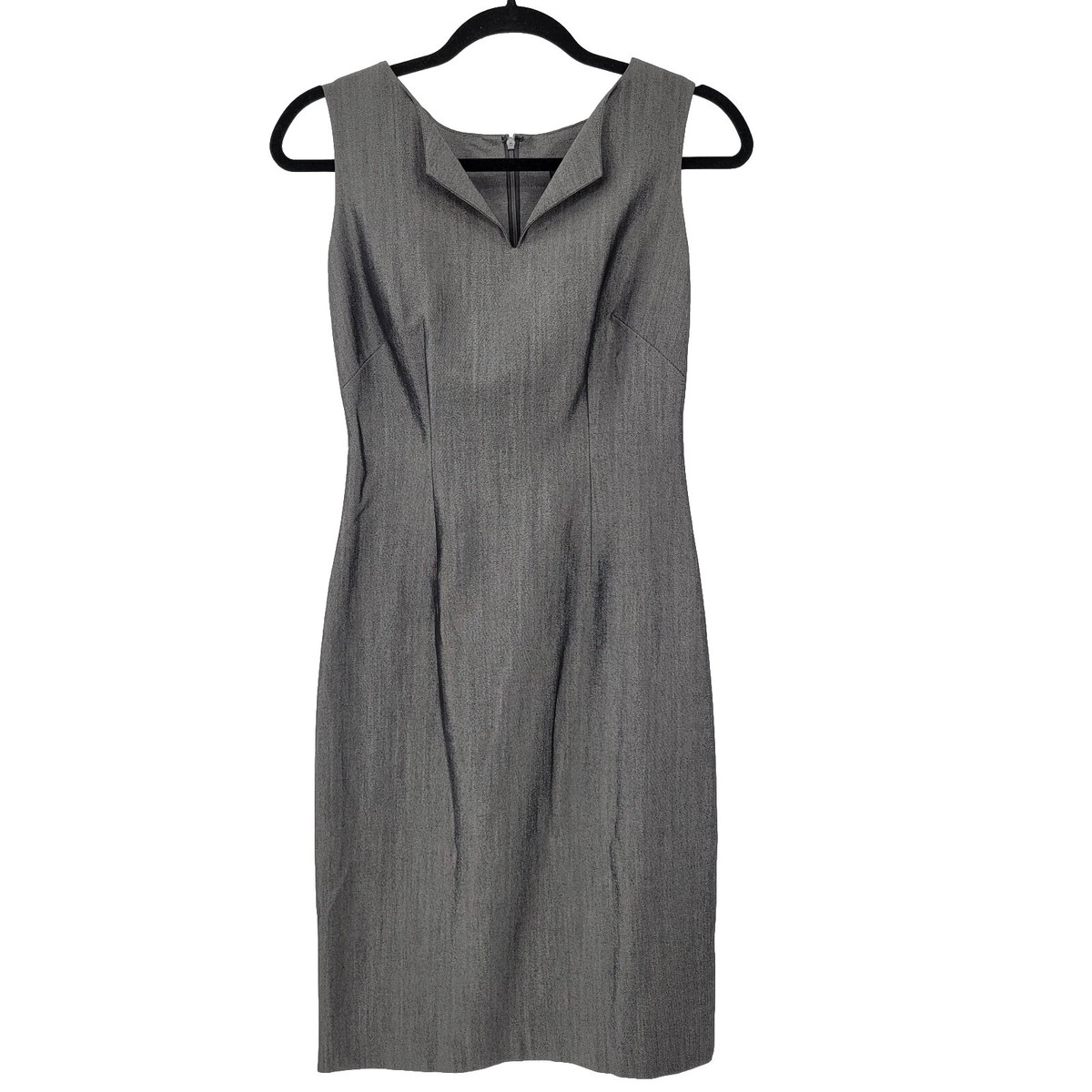 bcbgmaxazria graduation dress BCBG MAX AZRIA Women's Sz 0 Sheath Pencil Career Business Classy Gray Girls-Dress-Single-Size