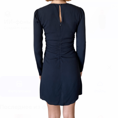 princess polly baby blue dress Remi Long Sleeve Mini Dress Reformation main image 0