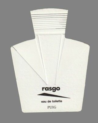 Carte publicitaire - advertising card - Rasgo de Puig