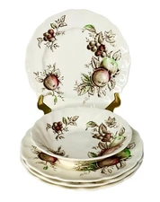 Johnson Brothers HARVEST TIME BROWN MULTICOLOR Bread Plate Fruit Bowl CHOICE