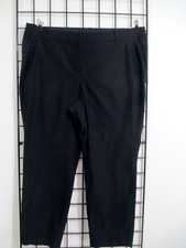 "NEW" LANE BRYANT   SIZE 24 BLACK / STRETCH WAIST / SLIM ANKLE PANTS