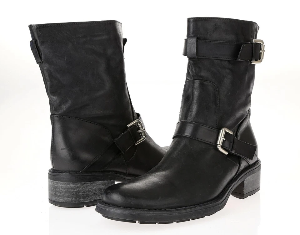 AQUATALIA SWEET Botas Urbanas Cortas Cuero Negro Impermeable Talla. 9 ¡NUEVO! $450 Foto 2 de 4