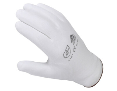PU beschichtete Nylon-Handschuhe (1 Paar, Größe 8)