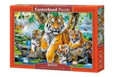 Castorland Puzzle  Tigers by the Stream - 1000 pieces