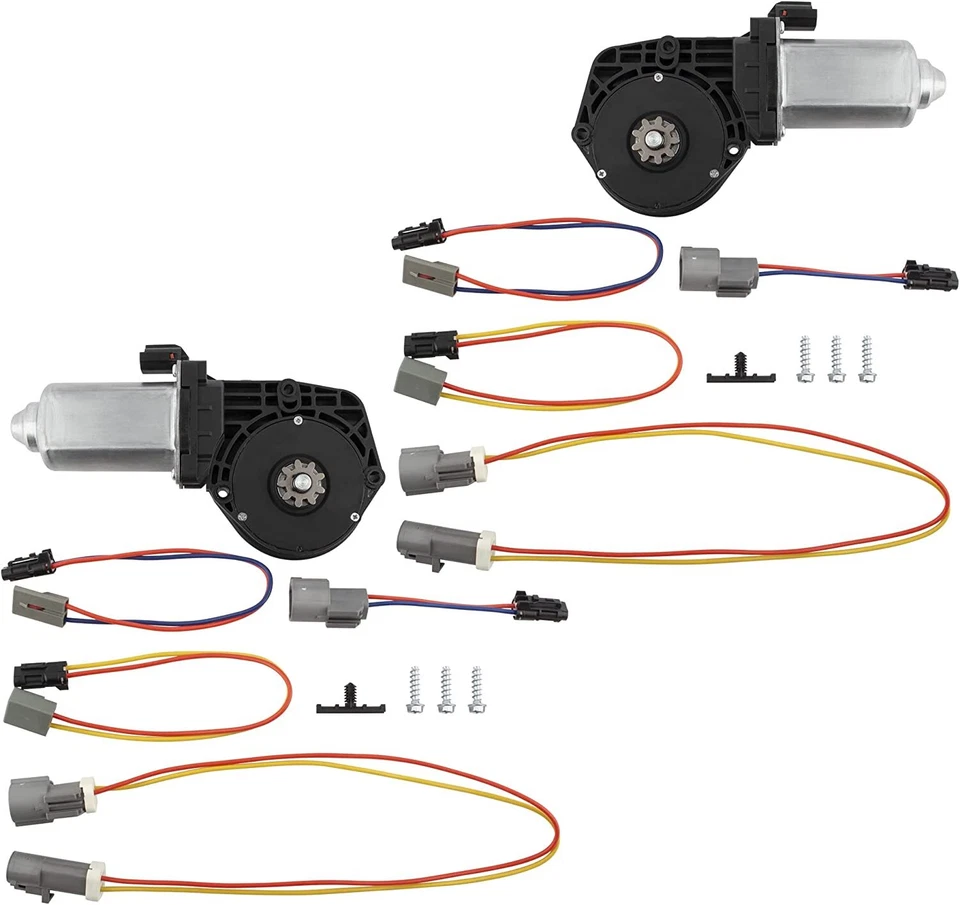 Par de motores de elevación de ventana eléctricos eléctricos eléctricos para Explorer Ranger Bronco Mountaineer Foto 2 de 4