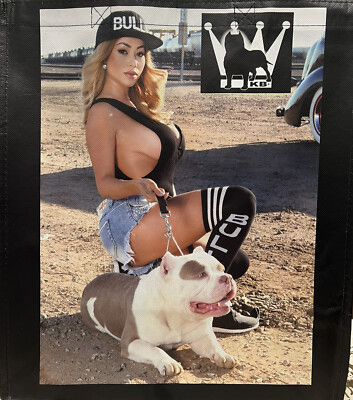 DGA / King Bully Shopping Tote Bag Reusable American Bully Pitbull Dog