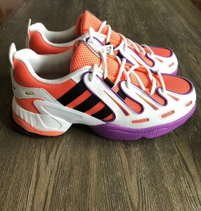 black and orange gazelles mens