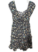 Aeropostale Dress Womens Medium Sleeves Floral