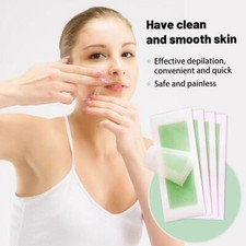 72 Pcs Wax Strips Lip Wax Strips For Women Facial Hair Removal Waxing Strips ABE