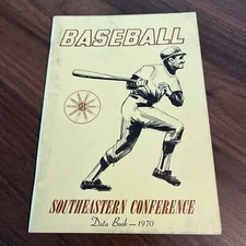 1970 Southeastern Conference Baseball  Data Guide Book