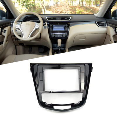 Fascia Stereo Radio Bezel Panel Frame Trim Fit For Nissan X-TRAIL QASHQAI 2014 D