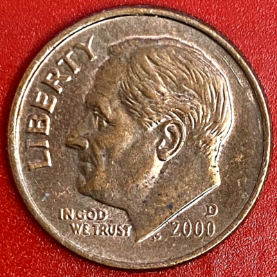 2000-D COPPER WASH ERROR ROOSEVELT DIME | eBay