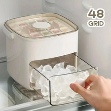Easy-Press Portable 48 Ice Maker Machine Countertop Home Fast Ice Cube Maker