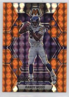 2023 Panini Mosaic Orange Mosaic Prizm 104/199 Randy Moss #155 HOF 13xk