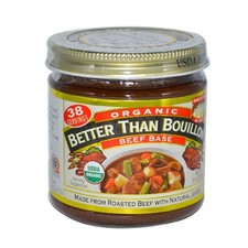 Better Than Bouillon Organic Roasted Beef Base, 8 oz 8 Ounce Pack of 1 