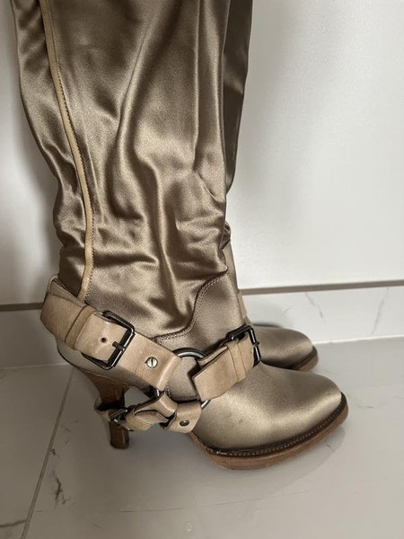 Women Ermanno Scervino Boots Green 37