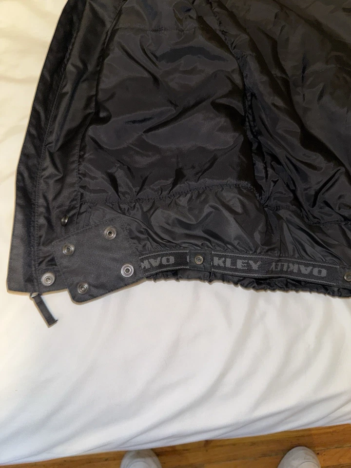 Chaqueta de esquí Oakley para hombre talla grande manga a cuadros con capucha Skull Tech otoño de 2012 Foto 3 de 4