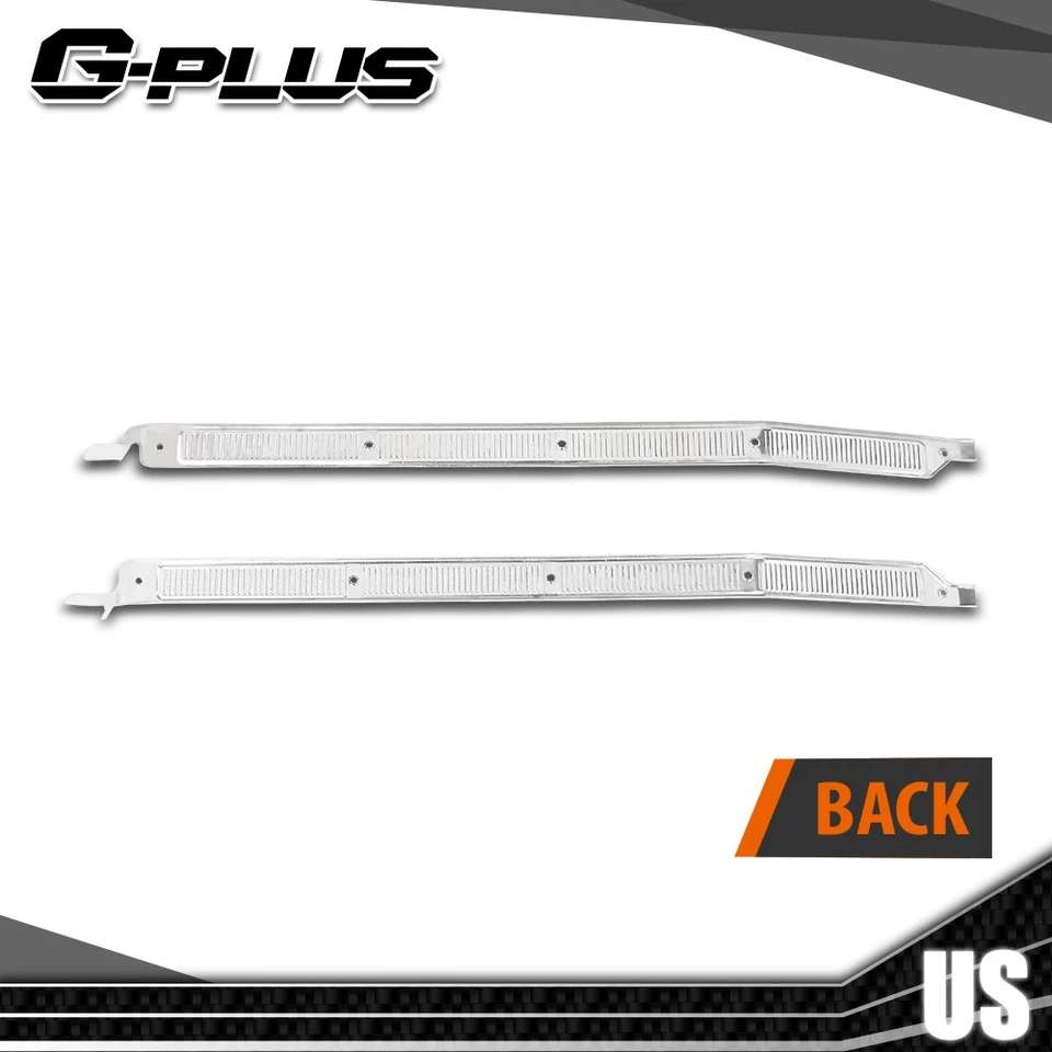 Pair LH+RH Door Sill Plates Fits 1973-1979 Ford F-100 F-250 F-350 Pickup Truck Foto 3 de 4