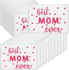 Kacctyen 150 Pcs Mothers Day Best Mom Ever EVA Cosmetic Bag Bulk Gifts for Women
