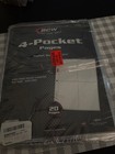 Pack of 60 BCW Pro 4-Pocket 4”x5.5” Postcard or Photo Clear Album Pages — photo 1