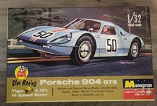 Vintage 132 Scale Monogram Porsche 904 Gts Slot Car Unbuilt Working Motor Vintage 132 Scale Monogram Porsche 904 Gts Slot Car Unbuilt Working Motor
