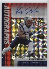 2021 Panini Mosaic Choice Fusion Red & Yellow Prizm Kyle Van Noy Auto 0rd2