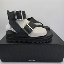 Sorel Roaming T Strap Sandals Womens 6.5 Blac...
