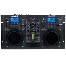 Gemini CDM-4000BT 2-Chan Dual CD/MP3/USB DJ Media Player Controller/Mixer System