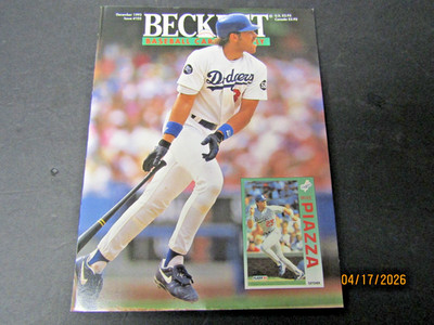 BECKETT BASEBALL MONTHLY DECEMBER 1993 ISSUE #105, MIKE PIAZZA