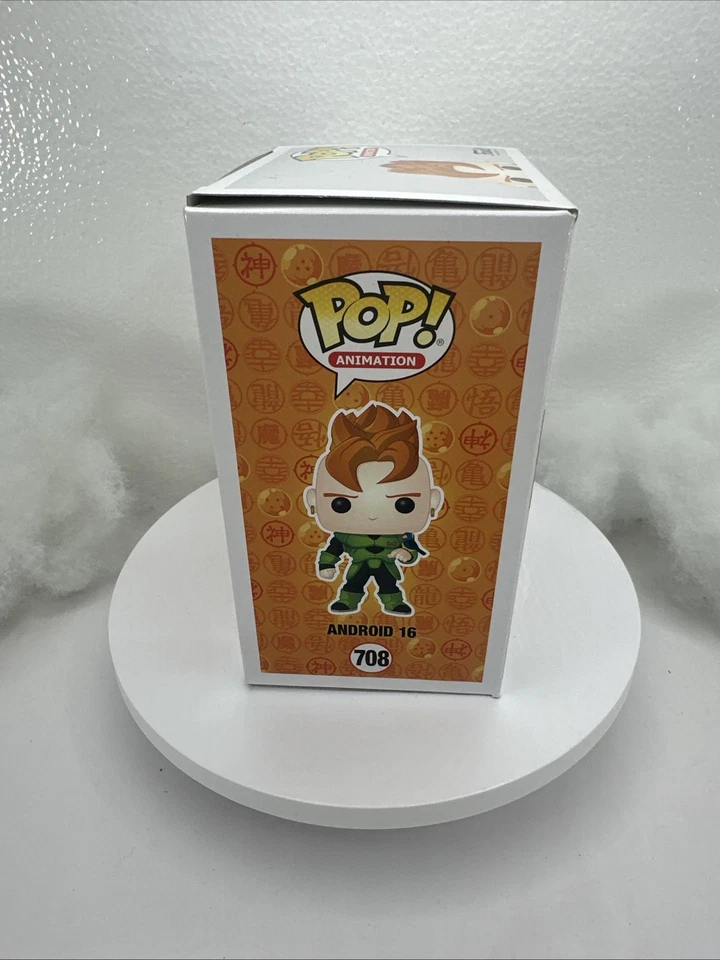 Figura Vinilo Animación Funko Pop Dragon Ball Z Android 16 #708 Todavía en Caja DBZ Foto 4 de 4