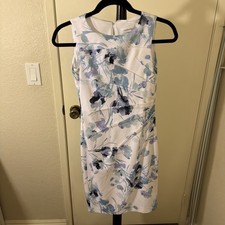 Calvin Klein Women’s Dress Size 0P Floral Sleeveless