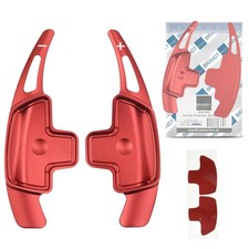 BRANDT Schaltwippen Verl&auml;ngerung ALU ROT f&uuml;r MERCEDES C-Klasse S204 07-15