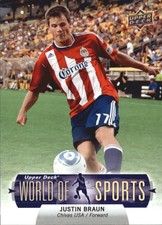 2011 Upper Deck World of Sports #230 Justin Braun - NM-MT