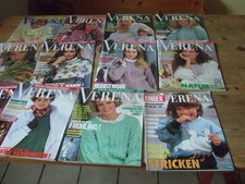 Verena Zeitschriften: 12 Ausgaben mit Fertigschnitten , Liste  unten