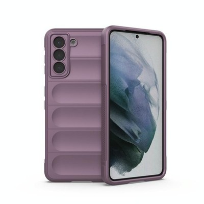 Samsung Galaxy S21 5G Magic Shield TPU Flanel Handyhülle Lila