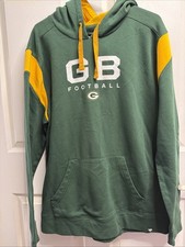 Fanatics Green Bay Packers Green Hooded Sweatshirt Size XL