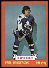 1973-74 Topps #7 Paul Henderson Toronto Maple Leafs NM