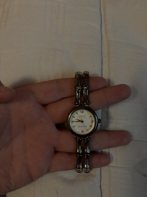 Vintage Sterling Silver Ecclissi Analog Bamboo Look Link Wrist Watch Ecclissi Womens Sterling Silver Bamboo Link Wrist Watch main image 2