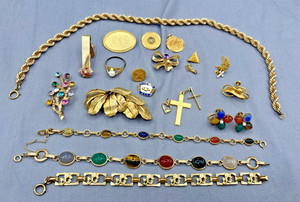 126 Grams 10k 12k 14k GF Gold Filled Vintage Jewelry Lot Scrap Wear Recovery