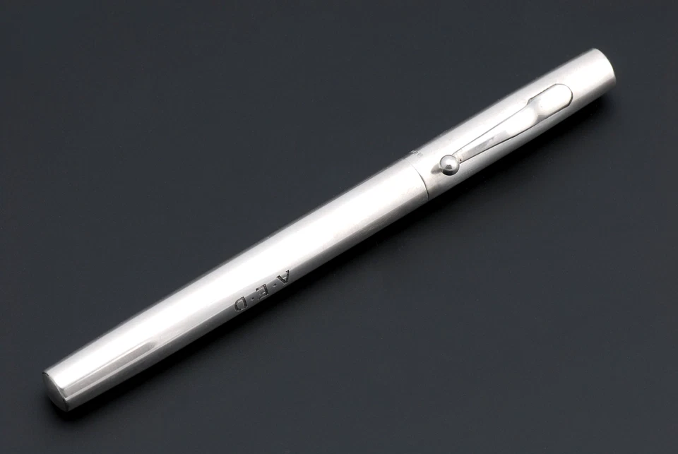 蒂芙尼 COW (W.S. HICKS) 纯银钢笔 [完全修复] [c1930s] — 第 2/4 张图片