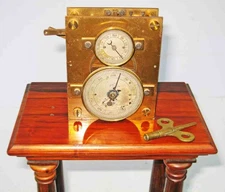 CLOCK DRIVE 4 Column ANTIQUE c1860-67 Swiss CHRONOSCOPE Made by the INVENT0R