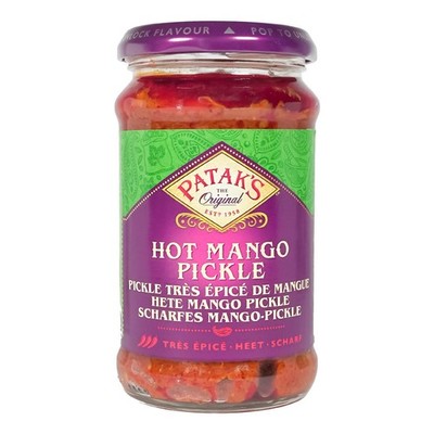 Pataks Hot Mango Pickle 283g Patak´s scharfes Mango Pickle