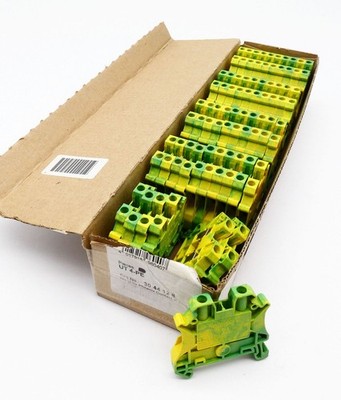 47x Phoenix Contact UT 4-PE 3044128 Schutzleiter-Reihenklemme -unused-