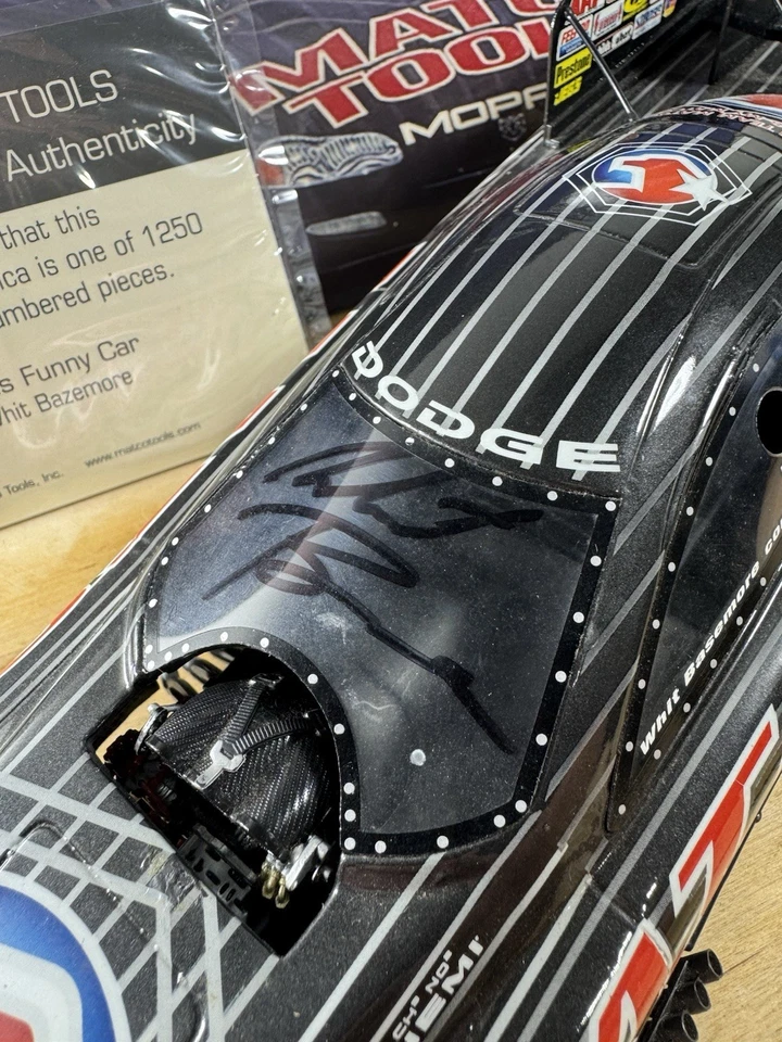 2003 Matco Funny Car 1:16 Rare DSR-359 Whit Bazemore Autographed Signed - Image 2 of 4