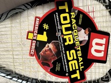 Wilson 190 DLX Racquetball Racquet Tour Set