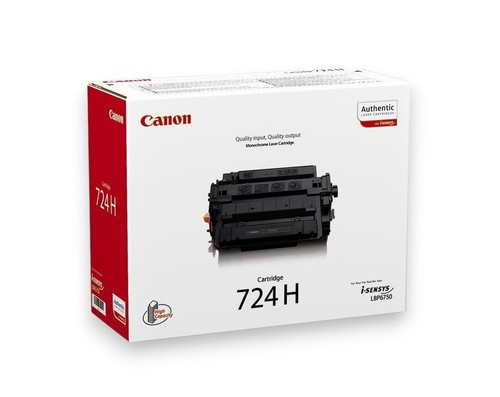 Canon 724H Black Toner Cartridge (3482B002AA) Original - NEW